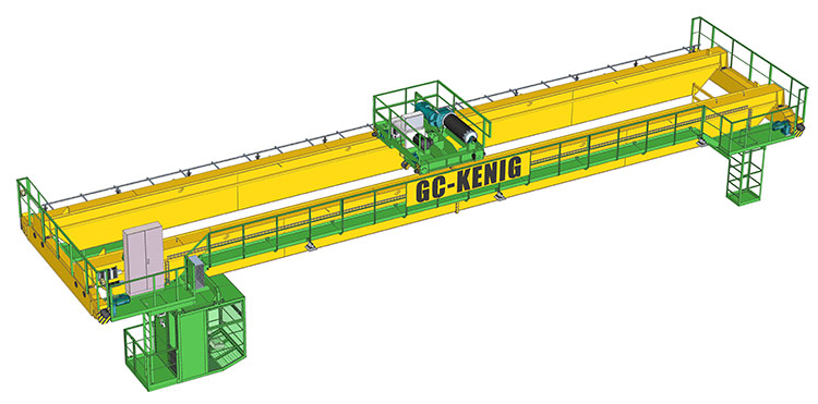 Кран мостовой двухбалочный электрический