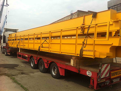 Производство грузоподъемного крана - доставка